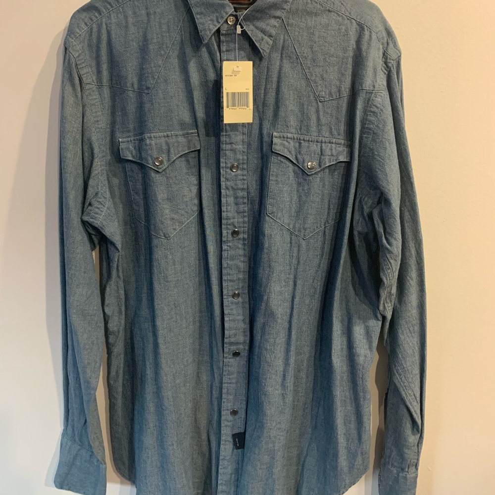 Double RL wester shirt